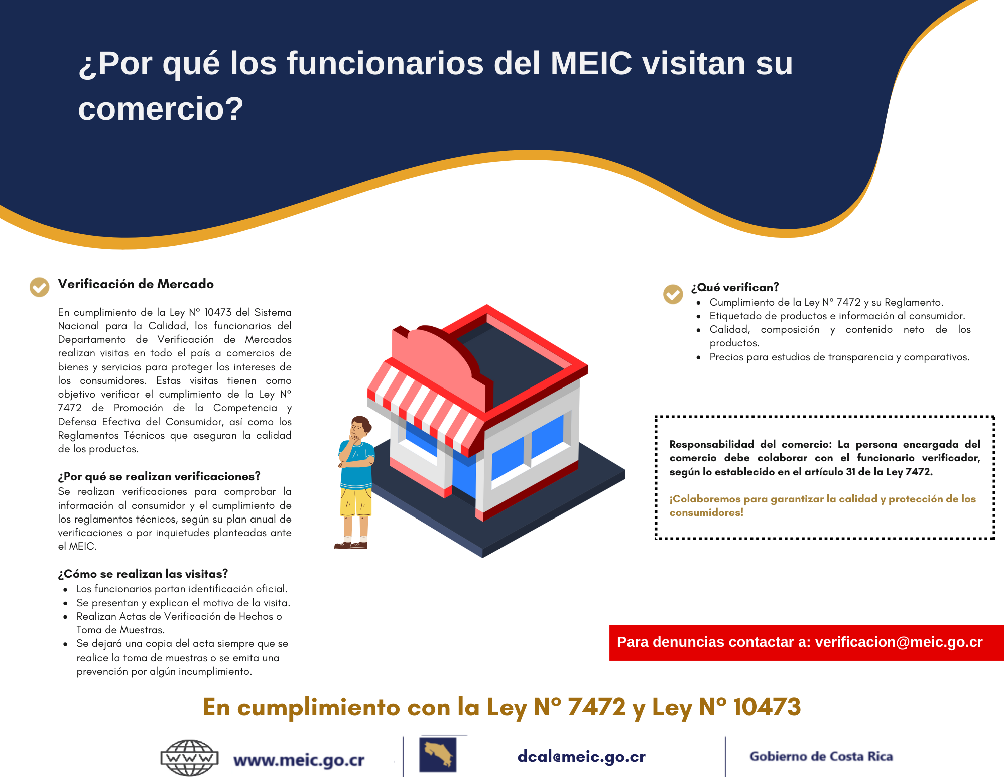 ¿Por qué los funcionarios del MEIC visitan su negocio?s?