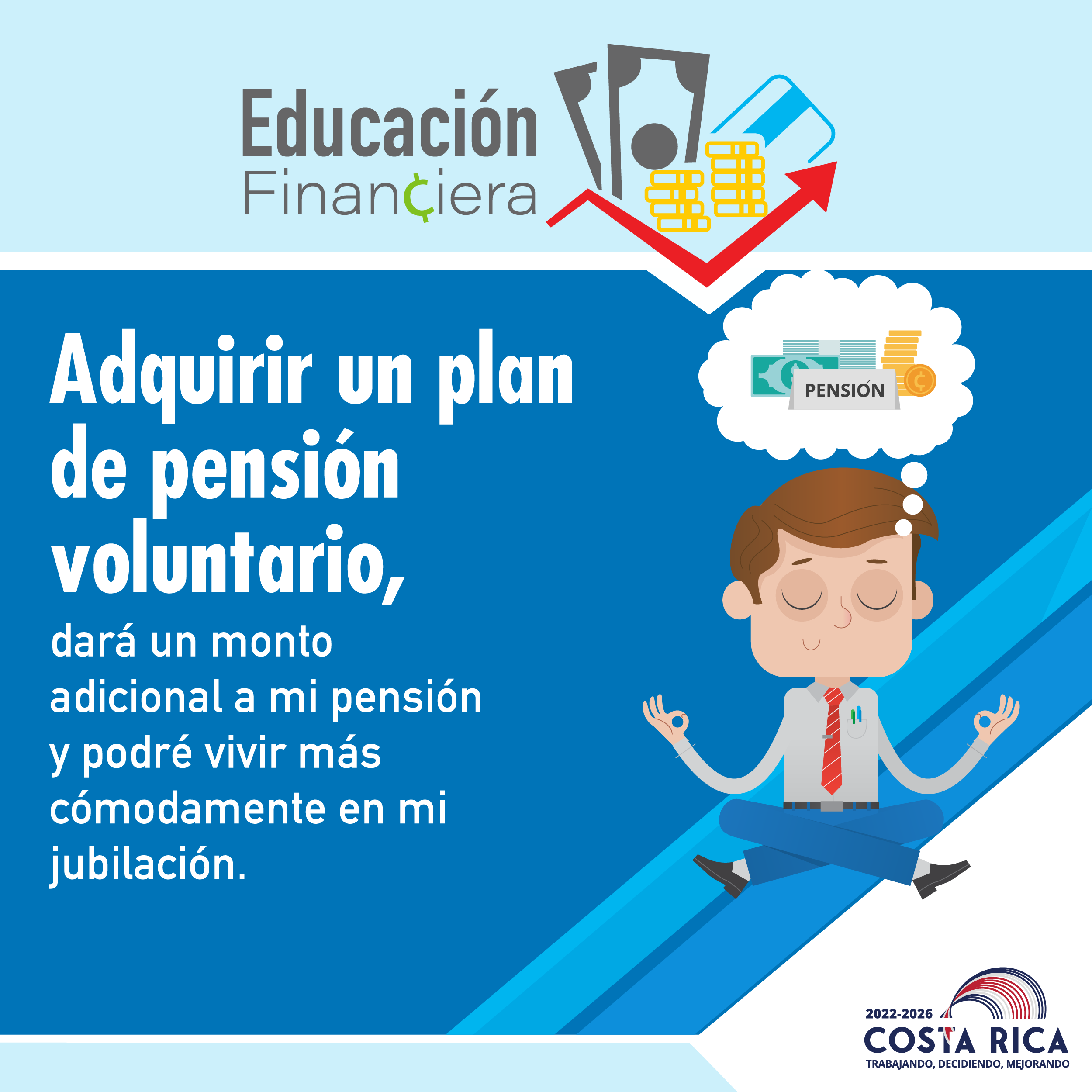 Educación financiera es adquirir un plan de pensión voluntaria