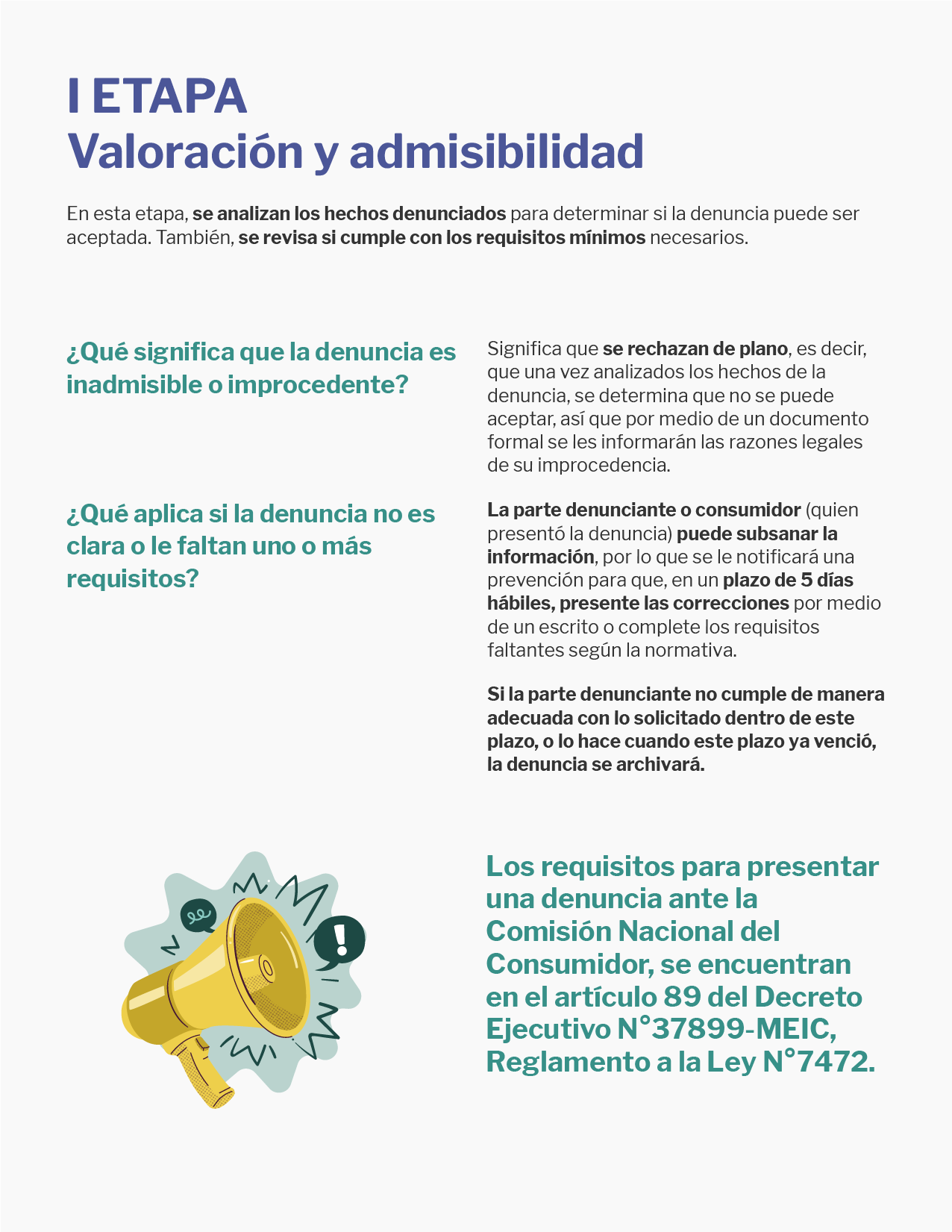 Etapa 1. Valoración y admisibilidad